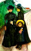 Edvard Munch familjen oil painting reproduction
